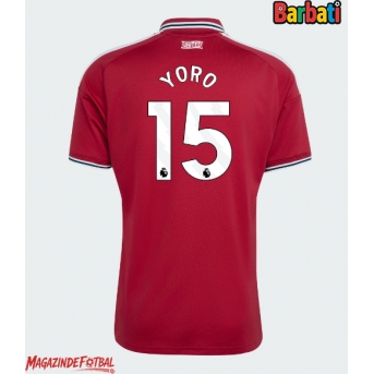 Manchester United Leny Yoro #15 Tricou Fotbal Replică 2026-27 Barbati Acasa